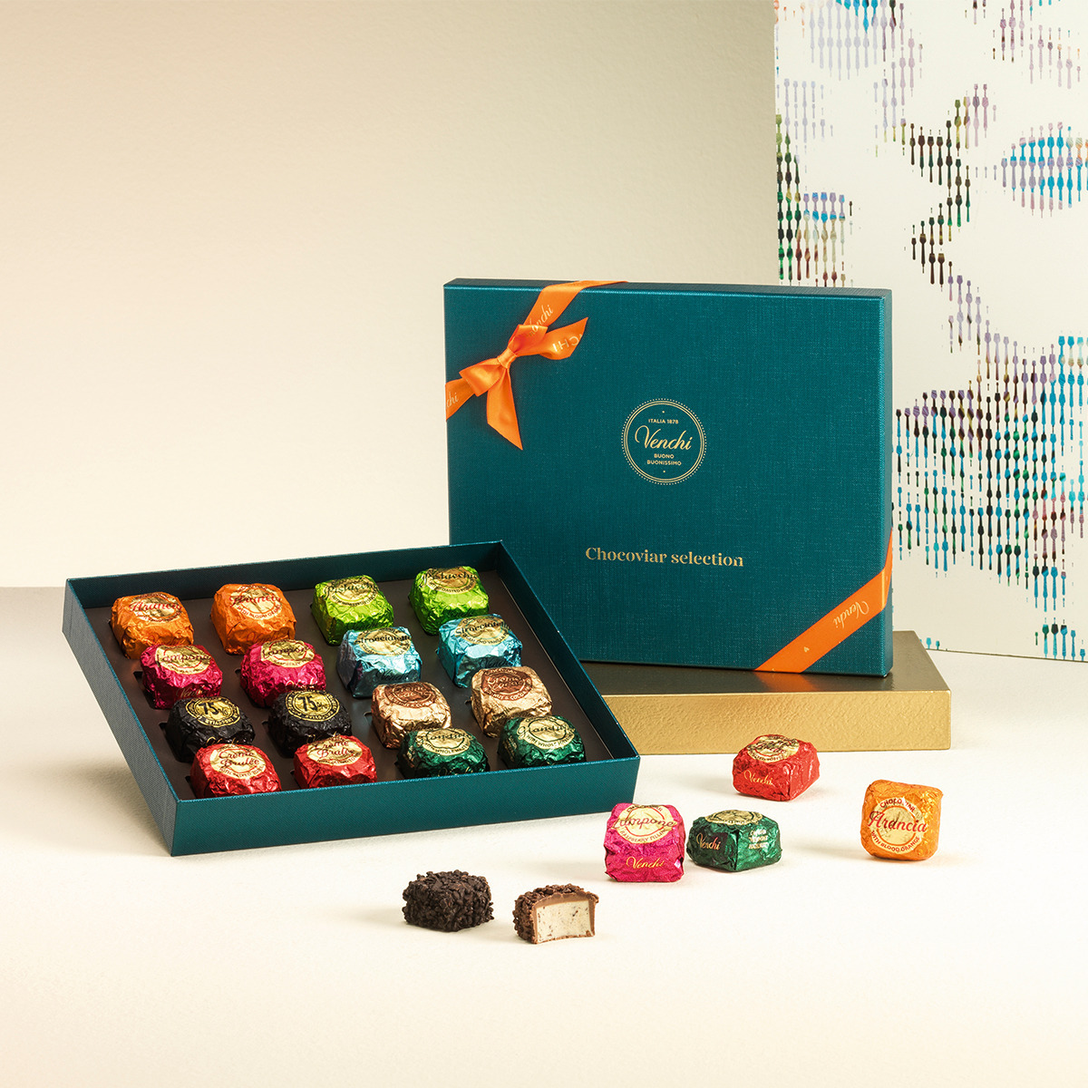 ギフトボックス チョコビア ブルー 197074｜ヴェンキ｜Venchi【公式