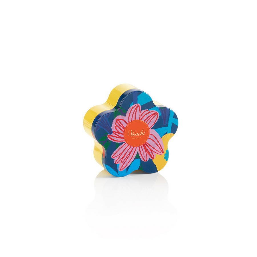 New】フラワー缶 ドルチェ フィオリトゥーラ 197181｜ヴェンキ｜Venchi