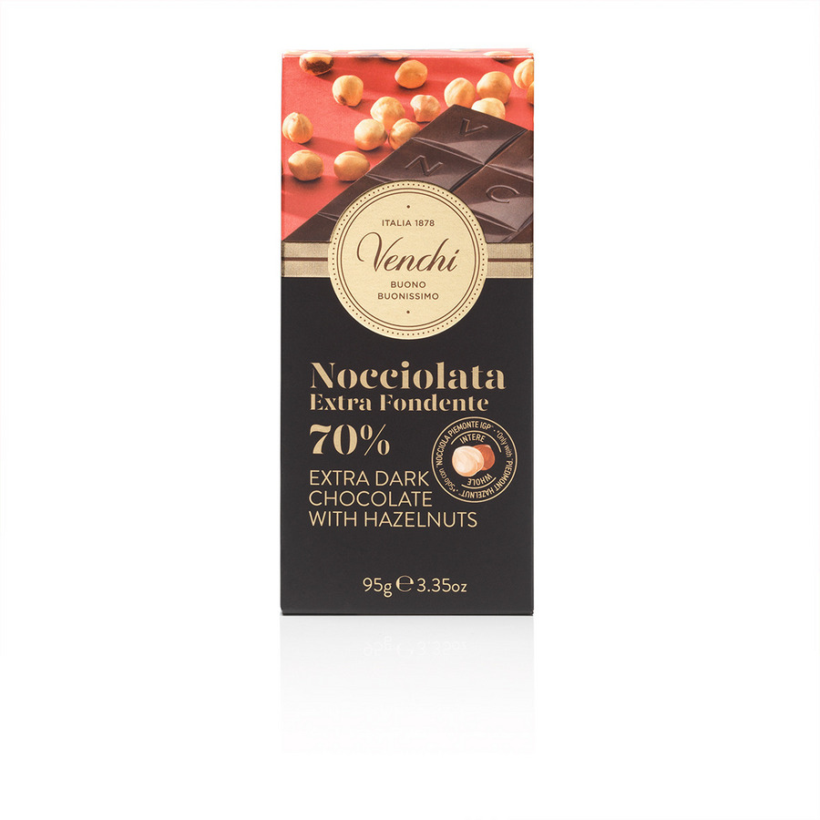 70% エクストラ ダーク チョコレート ヘーゼルナッツ バー  詳細画像 - 4