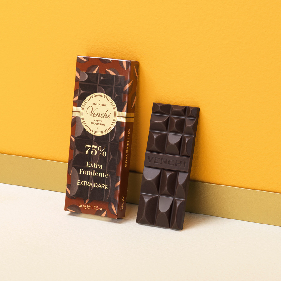 【New】75% エクストラダークチョコレート ミニバー 詳細画像 - 1