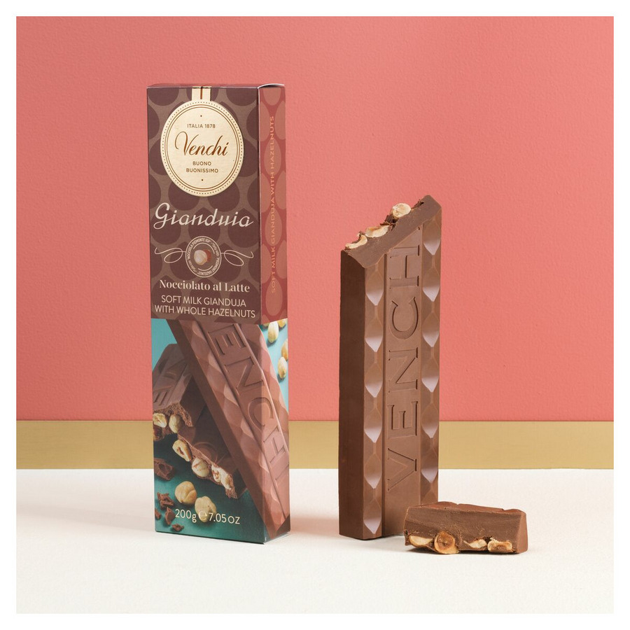 ミルク ジャンドゥーヤ & ヘーゼルナッツ ソフト バー 詳細画像 - 1