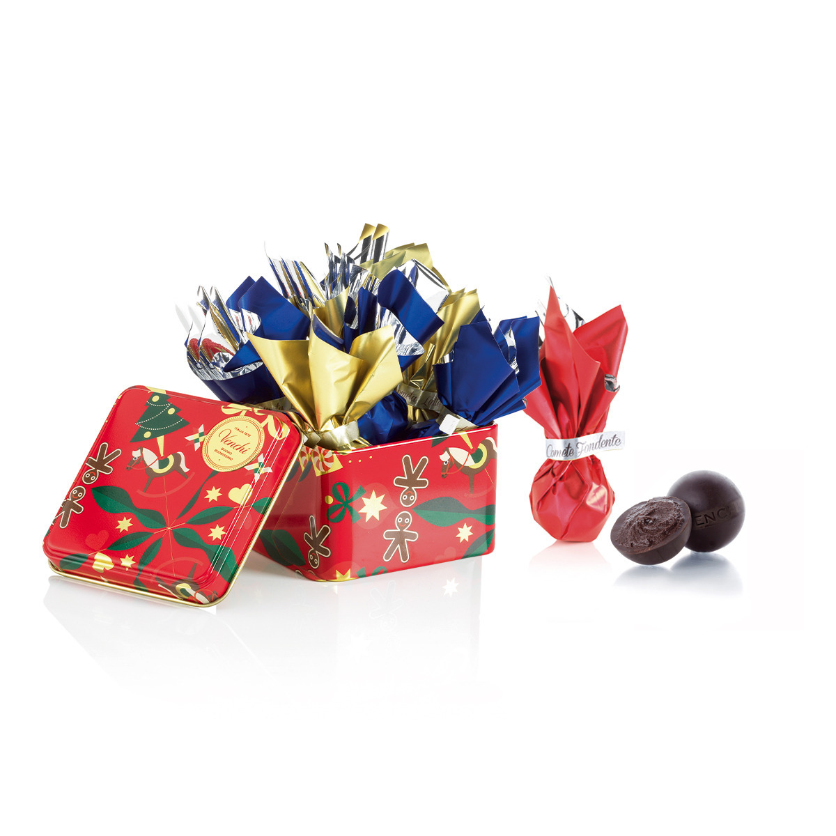 ☘️スペシャルイベント☘️3191【Ashwood】【BELCHERI】クリスマス NEW】プレゼント缶クリスマス アリス ブロー 420690｜ヴェンキ｜Venchi