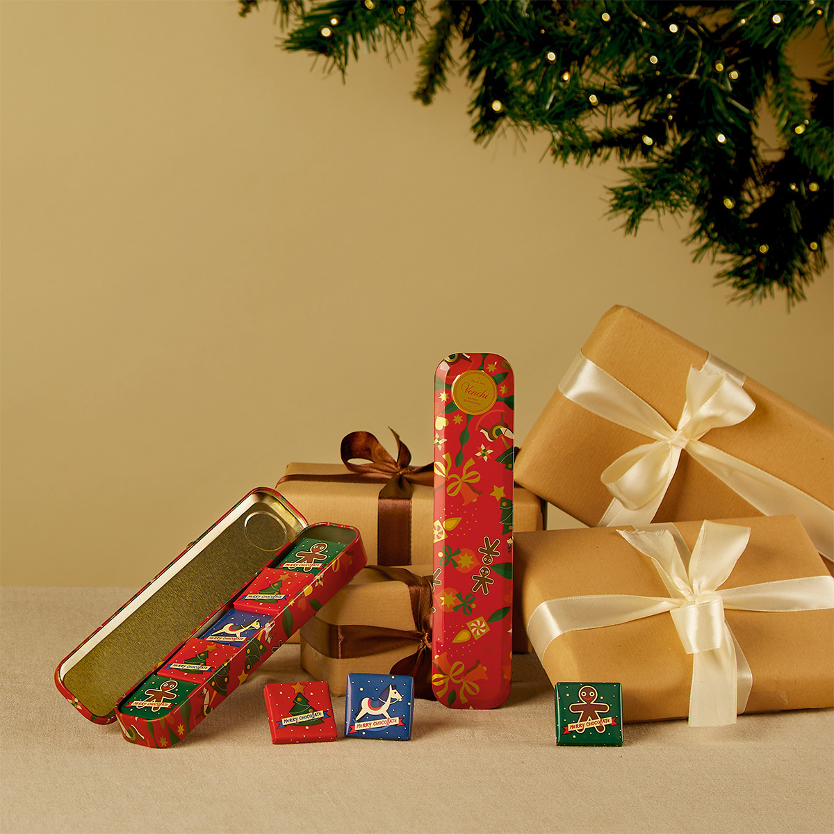 NEW】ペンケース缶クリスマス アリス ブロー 420694｜ヴェンキ｜Venchi