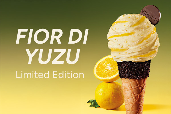 日本限定ジェラートフレーバー「フィオール ディ ユズ」